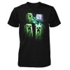 Tričko Minecraft Three Creeper Moon dětské - černá | Minecraft | XL (12÷14)