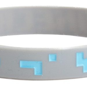 Náramek Minecraft Diamond Bracelet - L | Minecraft | šedá