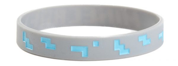 Náramek Minecraft Diamond Bracelet - L | Minecraft | šedá
