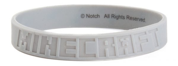 Náramek Minecraft Diamond Bracelet - L | Minecraft | šedá