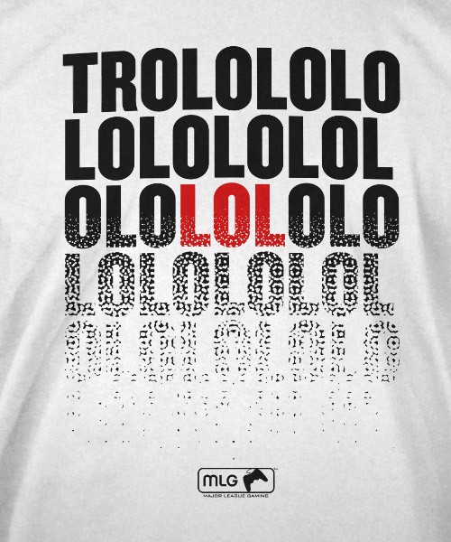 MLG Trolololololol - bílá | L | Premium