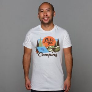 Tričko World of Tanks Lets Go Camping - 3XL | Basic | bílá | World of Tanks