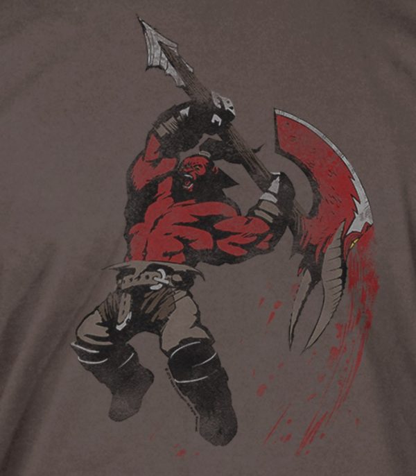 Tričko DOTA 2 Axe - bez klíče - Basic | L | uhlí