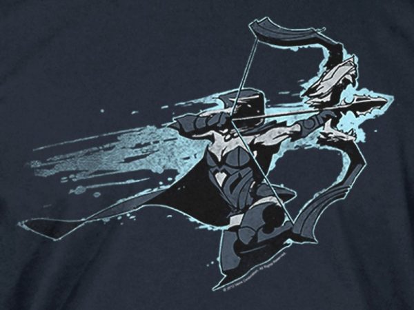 Tričko DOTA 2 Drow - bez klíče - Basic | M | námořní modř