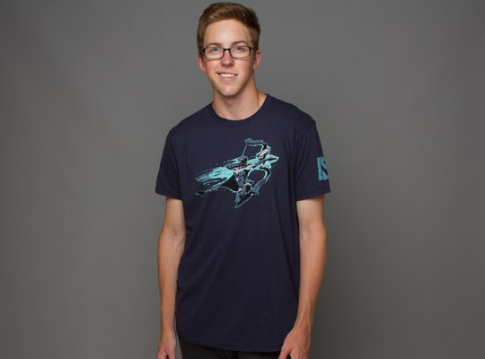 Tričko DOTA 2 Drow - bez klíče - Basic | M | námořní modř